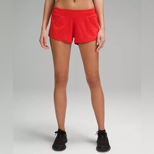 Lululemon - Hotty Hot Shorts - Red - 2.5 inch - low rise